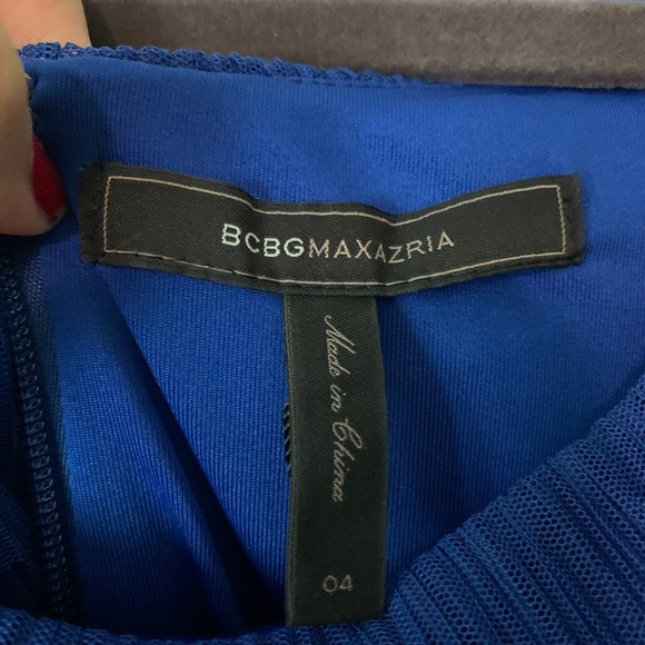 BCBGMAXAZRIA blue sapphire Briana dress NWT - Picture 6 of 7